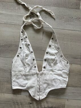 White going out top